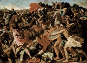 Sieg Josuas über die Amalekiter, 1625-6